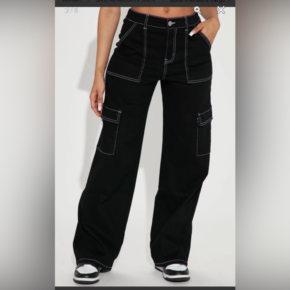 Plus Size Cargo Pants Size 15 - Picture 5 of 6